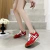 Zapatillas de Entrenamiento Alemanas 2025 Primavera Nuevos Zapatos Blancos Elevados Casual Adelgazantes Deportivos Ligeros para Correr Retro Zapatos Forrest Gump para Mujer