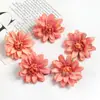 Flores Artificiales de Dalia en Colores Otoñales para Arreglos de Boda, Decoración del Hogar, Materiales para Arreglos Florales Hechos a Mano y Accesorios para Hacer Adornos para el Cabello
