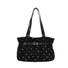 Bolso de mano, bolso de hombro, bolso de axila para mujer, moda nueva, gran capacidad, plisado relajado, lunares, 2026, fresco y elegante
