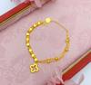 Pulseira Didi Trevo de Quatro Folhas para Mulheres Design de Nicho Moda Ouro Areia a Laser Pequena Quadrada Açúcar Pétala Prata Quebrada para Mulheres