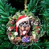 Amazon nuevo 2024 regalo para niños Papá Noel muñeco de nieve perro colgante árbol de Navidad decoración para el hogar