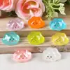 Miniatura de Resina Macaron Fofo Nuvem Luminosa DIY Capa de Celular Ímã de Geladeira Grampo de Cabelo Material Decorativo E18