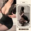 Uniforme de Cosplay de Secretaria Naranja Deseo Puro Romance para Dormir Lencería Estimulante Estilo Abstinencia Ropa Qq Pijamas de Mente Abierta para Mujeres