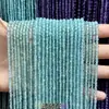 Suministrado directamente por el fabricante: cuentas redondas pequeñas de piedra natural, cuentas de arroz, cristal, turmalina, cuentas redondas de ágata, materiales hechos a mano para DIY, accesorios para pulseras