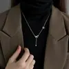 2026 Nuevo Exquisito Collar de Estrella de Circonita para Mujer Lujo Ligero Diseño de Nicho Cadena para Clavícula Versátil de Gama Alta No se Desvanece