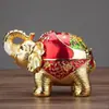 Cenicero de Elefante Estilo Europeo con Tapa, Creativo Cenicero Retro para Sala de Estar y Hogar de Lujo Ligero, Cenicero de Alta Gama de Moda