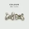 Botones de Metal Anudados de Forma Irregular Chic, Botones Irregulares en Forma de X, Decoración para Abrigos de Piel, Botones para Chaquetas de Traje y Suéteres