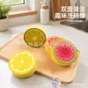 Esponja de Lavar Louça Esponja com Estampa de Frutas Esponja de Aço Pano de Lavar Louça para Cozinha Remoção de Manchas Esponja de Lavar Louça Pano de Lavar Louça