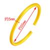 Pulsera de Latón Herencia Bohemia para Mujer con Apertura de Cobre Chapado en Oro Arena 24k al Por Mayor