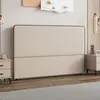 Nuevo Cabecero de Cama Empaquetado Suave, Respaldo Simple de Madera Maciza de Pie, Nuevo Cabecero Ultra Delgado que Ahorra Espacio para Apartamentos Pequeños, Compra Individual