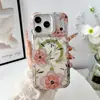 Adequado para capa de celular Apple 17ProMax, suporte com aro de lente cravejado de diamantes para iPhone16, capa magnética 15pro