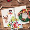 Pegatinas Creativas Nuevas de Rompecabezas Navideñas Pegatinas Personalizadas DIY Decoración Navideña Dibujos Animados Juguetes para Niños