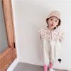 Ropa Infantil Otoño 2026 Estilo Coreano Overol Pantalones con Tirantes Primavera Pantalones de Longitud 9/10 para Niños y Niñas 21017