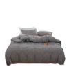 Juego de cama de cuatro piezas para invierno de 2025, para dormitorio individual de estudiantes, con sábana y funda de edredón de algodón lavado con agua, juego de tres piezas.