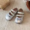Sapatos de Couro Elegantes e Delicados com Laço de Renda Estilo Britânico para Meninas, Moda para o Trabalho, Modelo Outono Inicial 2026, Sapatilhas