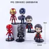 Decoraciones para Pastel de Spider-Man, Arañita, Rascacielos, Inserciones de Telaraña, Decoraciones para Mesa de Postres de Cumpleaños