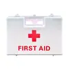 Botiquín de Primeros Auxilios de ABS Suministro Transfronterizo Kit de Emergencia para 25 Personas Botiquín de Primeros Auxilios de Pared Caja de Medicina de Primeros Auxilios de Plástico