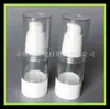 Frasco bico de pato 15ml frasco a vácuo frasco para loção frasco para sérum frasco para protetor solar frasco com aplicador de pressão
