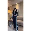 Conjunto de Ropa Deportiva para Mujer Otoño 2026: Sudadera con capucha y pantalones de pierna ancha adelgazantes de alta gama, conjunto casual de dos piezas para primavera