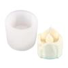 Molde de silicona líquida para velas de aromaterapia, redondo y cuadrado, para escritorio, decorativo, con pegamento de yeso, para hacer manualidades