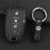Adecuado para la funda de llave de Chevrolet Cruz mairui Bao Camaro carcasa protectora de fibra de carbono de silicona funda de control remoto de comercio exterior
