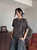 Camisa Polo de Cuello V Estilo Old Money con Botones para Hombres y Mujeres, Camiseta de Punto de Manga Corta de Gama Alta para Verano, Estilo Relajado y Perezoso de Media Manga