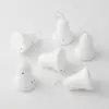 Em estoque decorações de Natal pingente de espuma lantejoulas floco de neve pingente bola de espuma estrela de cinco pontas neve pingente de sino