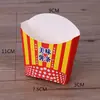 Caixa de embalagem descartável para alimentos, caixa para frango frito, hambúrguer, caixa de embalagem para viagem, caixa tipo barco de papelão branco