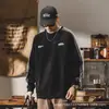 Sudadera Retro de Rayas Gruesas para Hombre Primavera y Otoño 2025 Nueva Moda Estilo Americano Marca Popular Holgada Talla Extra Parte Superior Chaqueta para Hombre