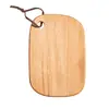 Tabla de Cortar de Madera de Acacia, Tabla para Picar de Madera Maciza, Tabla para Queso, Tabla para Frutas, Tabla Redonda de Madera, Antibacteriana y Resistente al Moho, para Acampar al Aire Libre