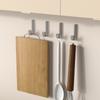 Gancho acrílico para llaves, ropa, resistente, sin perforaciones, para baño, dormitorio, puerta, pared trasera, sin costuras, nano gancho