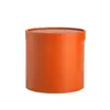 Cubo para Ramo de Halloween Cubo para Arreglo Floral Naranja Caja Pequeña Mini de Flores Empaque para Flores Floristería Caja de Regalo Floral Cubo de Flores