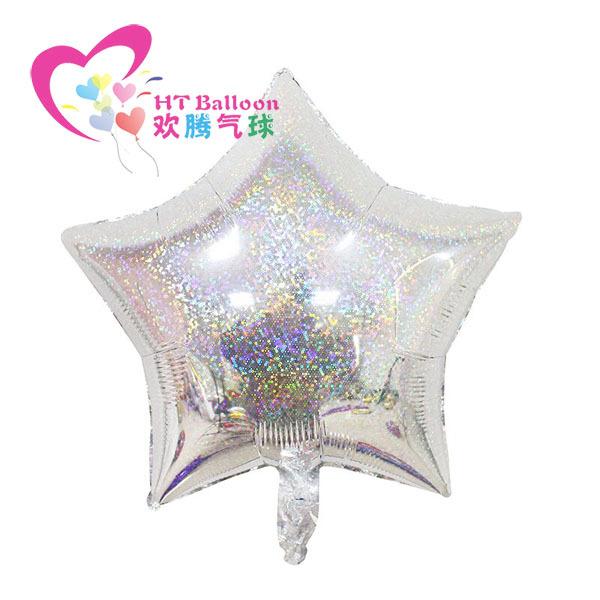 18寸五角星银色