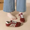 Outono de 2026 Novo Estilo ins Versátil Sapatos Brancos Femininos Salto Baixo Tênis de Skate Estudante Sapatos Casuais Sapatos Femininos ZS98
