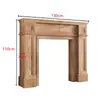 Madera Sólida Americana Retro B&B Chimenea Gabinete Decorativo Estilo Francés Europeo Simple Estante de Chimenea Accesorios para Fotografía de Bodas