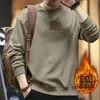 Sudadera Pesada Estilo Retro Americano Grainlu para Hombre, Marca de Tendencia Otoñal, Corte Holgado, Talla Grande, Cuello Redondo, Estampada, Forro Polar, Manga Larga
