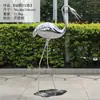 Escultura de Garça Flamingo em Aço Inoxidável Venda de Escritório Parque Externo Floresta Piscina Paisagem Piscina Aves Aves Ornamentos Decorativos