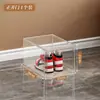 Caixa de Sapato de Acrílico Caixa de Armazenamento Armário de Sapatos Transparente Sapateira Bolsa Caixa Surpresa Caixa de Armazenamento de Acrílico Armário de Exibição de Figuras