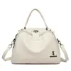 2026 Nova Bolsa de Mão Simples para o Dia a Dia Bolsa Feminina Estilo Retrô Presente Estilo Mãe Bolsa Transversal Bolsa de Ombro de Grande Capacidade