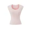Malha Sexy Levemente Transparente Estilo Puro Desejo Manga Curta Feminina Verão Novo Gola Redonda Grande Aparência Emagrecedora Cintura Camiseta Curta
