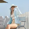 Ropa de Protección Solar de Seda de Hielo para Exteriores Upf50+ para Hombres y Mujeres en Verano, Protección UV, Chaqueta de Pesca Ligera Transpirable, Ropa de Protección Solar