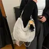 Bolsa de Mão Nova Moda Outono 2025 Bolsa Tote Grande Capacidade para o Trabalho Versátil Feminina Moda Ombro Axila Bolsa Pequena