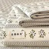 Sábana de algodón grueso original engrosada, pieza única, tapete refrescante vintage de lino, juego de tres piezas de sábana ajustable para cama individual de dormitorio estudiantil