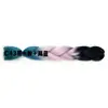 Peluca de Fibra Sintética Africana Trenza Grande de Fibra de Alta Temperatura para Mujer, Cabello Trenzado de un Solo Color, Rastas, Se Puede Ondular y Teñir