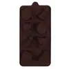 Serie Navideña Santa Árbol Oso Chocolate Dulce Galleta Molde de Silicona Cubo de Hielo Casero Gelatina Gomita Decoración de Pastel