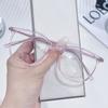 Nuevas gafas ligeras anti-luz azul para hombres y mujeres, montura TR90, espejo plano, gafas anti-luz azul, espejo plano 8403