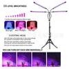 Lámpara LED para plantas con soporte anti-plegamiento transfronterizo de comercio exterior, lámpara para plantas con control remoto, luz para acuarios, paisajismo y viveros