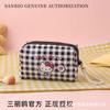 Bolsa de Maquillaje de Gran Capacidad con Autorización Oficial de Sanrio, Linda Bolsa de Almacenamiento para Mujeres Hellokitty