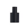 Botella de Perfume 30ml Portátil Tipo Presión Negra Redonda de Vidrio con Cierre a Presión Botella Rellenable con Spray