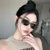 Nuevas Gafas de Sol G1M, Mismo Estilo que las Gafas de Sol Retro Ojo de Gato Anti-UV de la Celebridad de Internet, Gafas de Moda y Personalizadas para Mujer, Tendencia para Hombre